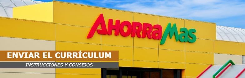 Enviar el currículum a Ahorramas
