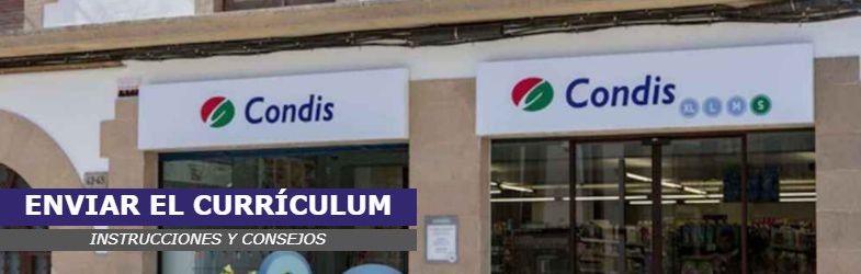 Enviar el currículum a Condis