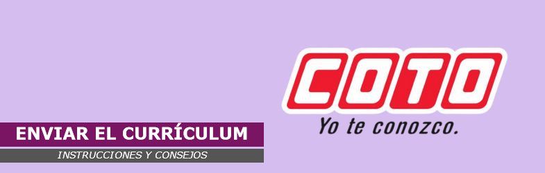 Enviar el currículum a Coto