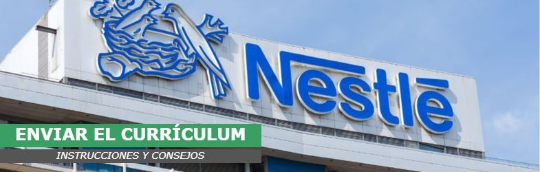 Enviar el currículum a Nestlé