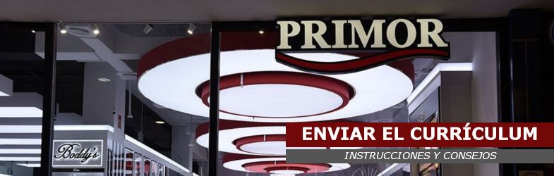 Enviar el currículum a Primor