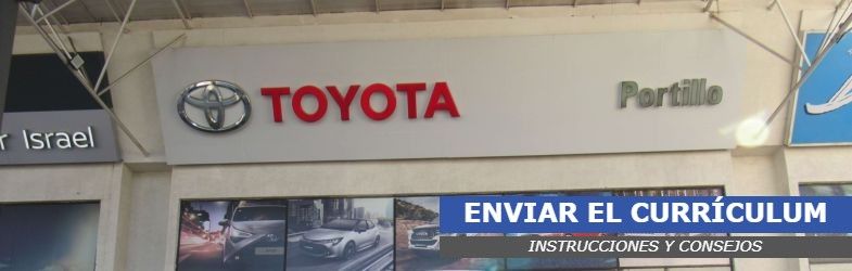 Enviar el currículum a Toyota