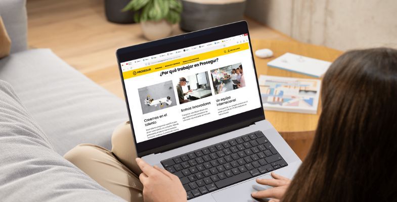 Portal de Prosegur para enviar el CV