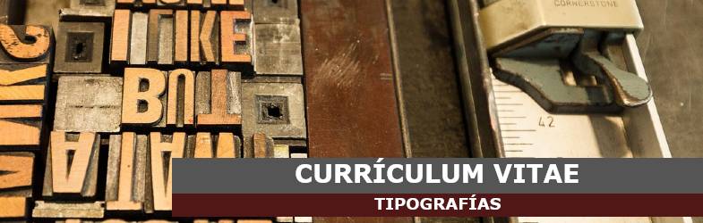 Cuál es la mejor tipografía para el currículum vitae